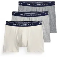 Ralph Lauren Bci Cotton/Elastane-3Pk-Bxb - Grey - S