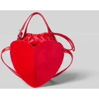 ROTATE Leather Heart Bag - Brown - ONE SIZE