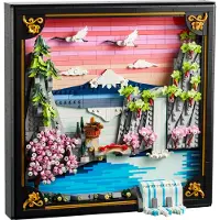 LEGO Japanilainen Maisema Kirsikankukilla -rakennuspeli