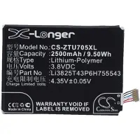 123accu ZTE Grand SII Q705U S221 akku 2500 mAh