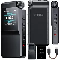 Fiio Bluetooth-vastaanotin - - BTR17 - Kaksois-DAC ESS Sabre - Epäsymmetrinen/symmetrinen kuulokelähtö - Musta