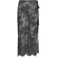 Object Objlira Lace Scarf Long Skirt 146 - Black - S/M