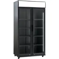 Scancool ScanDomestic SD 881 BHE -vitriinijääkaappi