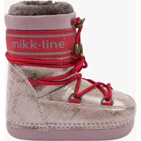 Mikk-Line Snow Boot Glitter Polished - Pink - 26/28