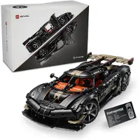 LEGO Technic 42232 Koenigsegg Sadair's Spear V8 Hypercar with 9-Speed Transmission 4104 Adult Parts 59 cm