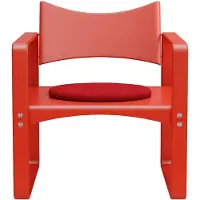 Verpan Series 270 F Nojatuoli - Nojatuolit Koivuvaneri Brown red - 147399