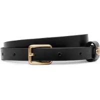Calvin Klein Square Buckle Ck Loop 15Mm - Black - 75 x 75