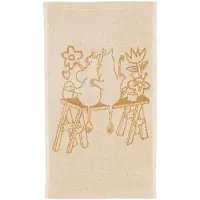 Arabia - Muumi Käsipyyhe 30x50 cm Rakkaus Beige