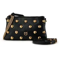 Pinko Love Mini Olkalaukku Nahka 21 cm Musta