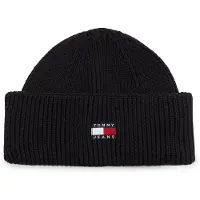 Tommy Hilfiger Tjm Heritage Short Beanie - Black - ONE SIZE