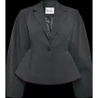 My Essential Wardrobe Mwevie Shaped Blazer - Grey - 38