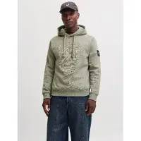Jack & Jones Jjcleveland Sweat Hood Sn - Khaki green - XL