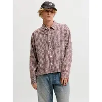 Jack & jones Austin Clean Check Pitkähihainen Kauluspaita