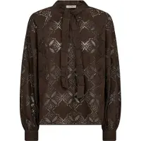 Mos Mosh Mmtamlyn Lace Blouse - Brown - XL