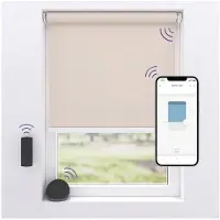 MotionBlinds Wireless Electric Black-Out Rollerblind 100x190cm - Sand