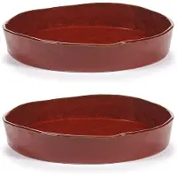 Serax La Mère syvä lautanen S Ø20 cm 2 kpl Venetian red