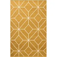 Chhatwal & Jonsson Ayur matto Masala Yellow-Off White, 270x180 cm