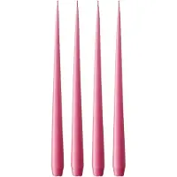 Ester & Erik -kynttilä, 4-pakkaus matta Clear pink 41, 32 cm