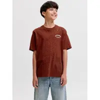Jack & jones Junior Paita 'JJEBRANDES' kerma / laivastonsininen / ruosteenruskea