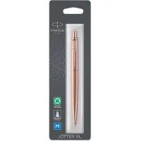 Parker Jotter XL Monochrome, Klipsi, Kuulakärkikynä klikkausmekanismilla, Uudelleentäytettävä, Sininen, 1 kpl, Keskikokoinen (2122759)