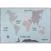 Lorena Canals Washable Rug Vintage Map - Multi/patterned - 140X 200CM
