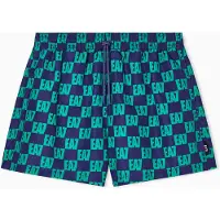 EA7 for man. 7M001677_AF21252 Water Sports swimming costume green, blue (XS), Casual, Beachwear, Polyester