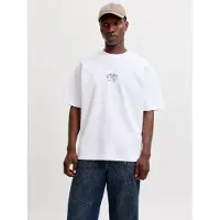 Jack & Jones Jjebarron Studio Tee Ss O-Neck Sn - White - XS
