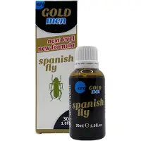 Hot Ero Gold Men Spanish Fly - halunlisääjätipat miehille (30 ml)