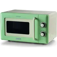 Ariete Vintage microwave oven 20 l 800 W cream-light green 5 power levels timer 30 min 3960 GR (3960GR)