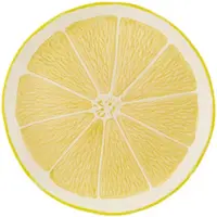 Bordallo Pinheiro - Citron Lautanen 33 cm Sitruunankeltainen