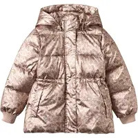 Wheat Eli Puffer-takki Golden Flowers Golden Flowers 104 cm Kulta 104 cm Tytöt