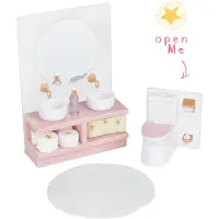 Lundby Håndvask & Toilet - Multi/patterned - ONE SIZE