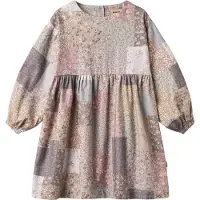 Wheat Mekko - Herdis - Patchwork Kukat - - 4 v (104) - Mekot