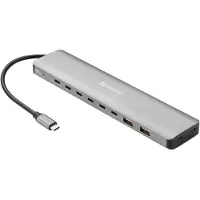 Sandberg USB-C to 8xUSB-C + 2xUSB-A 100W telakka