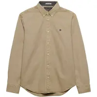 Superdry Garment Dyed Pitkähihainen Kauluspaita