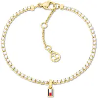 Tommy Hilfiger tennis rannekoru kullattu 2781093