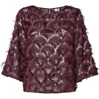 Y.A.S Yaspazilla 3/4 Top - Show - Burgundy - 42