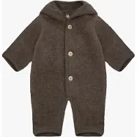 Huttelihut Pixie Merinovillafleecehaalari, Brown Melange, 68