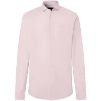 Hackett London for man. HM3010878 Fine stripe classic fit shirt in pink (L), Casual, Cotton, Long sleeve