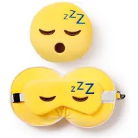 Relaxeazzz Matkatyyny ja unimaski Snoozie-emoji