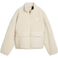 Puma Re:fibre Sherpa Jacket W - Cream - M