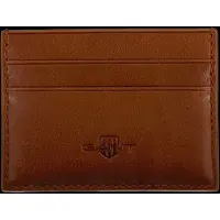 Gant for man. 9980084 Mahogany brown leather card holder (OSFA), Casual