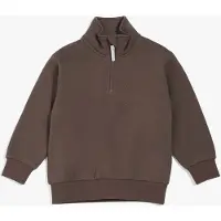 Viking X Kenza Vetoketjullinen Collegepaita, Dark Brown, 98