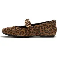 FitFlop Delicato Suede Leopard Mary Janes - Multi/patterned - 42