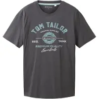 Tom Tailor Paita taivaansininen / tummanharmaa / luonnonvalkoinen