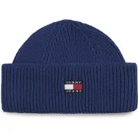 Tommy Hilfiger Tjm Heritage Short Beanie - Navy - ONE SIZE