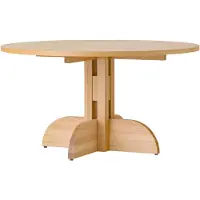 Audo Copenhagen Puffin Ruokapöytä Ø140 Cm Tammiviilu - Ruokapöydät & Baaripöydät Oak Veneer - 71314-020394