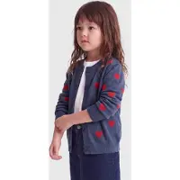 ONLY Kmgroca Life Ls Jacquard Cardigan Knt - Navy - 122
