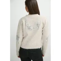 Gina Tricot  - Y knitted sequin cardigan - neuleet tytöille 9–14 vuotta - Beige - 134/140 - Tyttö