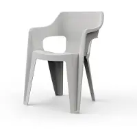 Keter Puutarhatuoli Bilbao Low Back, 0.57x0.57x0.79 cm, valkoinen